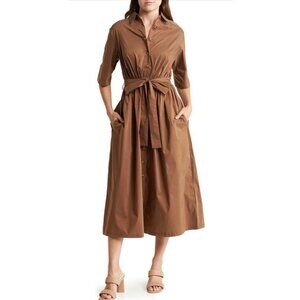 MELLODAY Wear Everywhere shirtdress size M